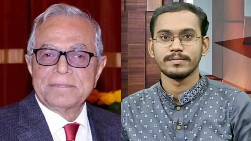 সাবেক রাষ্ট্রপতি মো. আবদুল হামিদ ও জাতীয় নাগরিক পার্টির জ্যেষ্ঠ যুগ্ম মুখ্য সমন্বয়ক আবদুল হান্নান মাসউদ